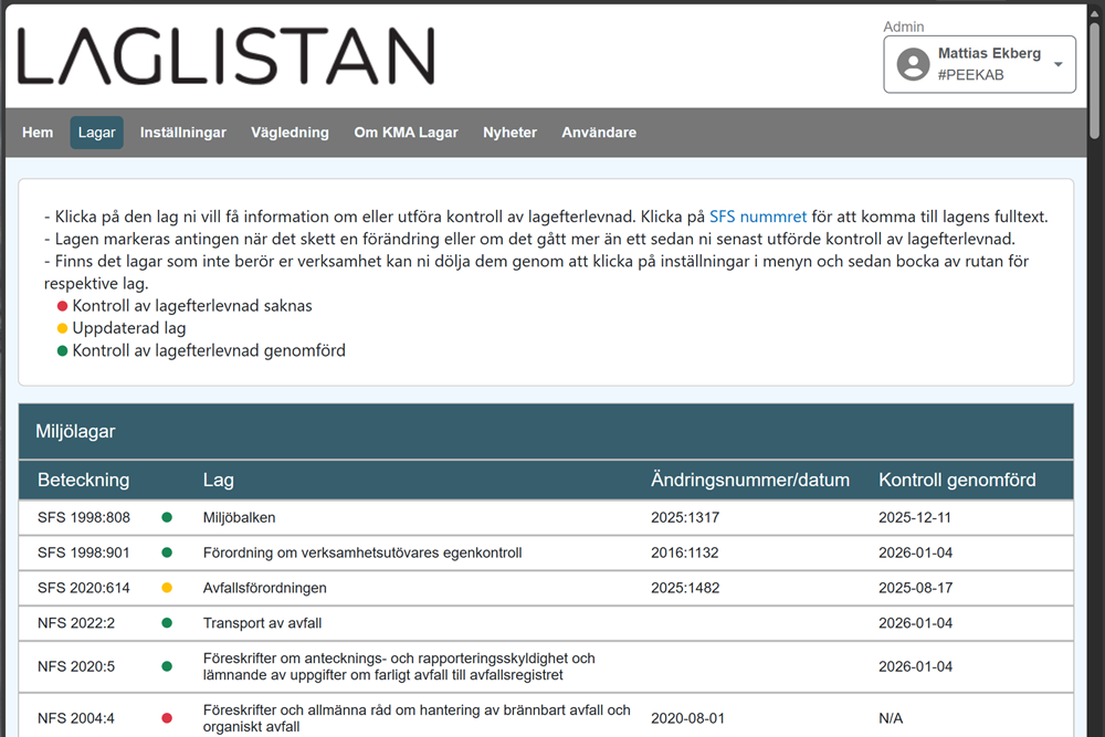 LAGLISTAN screenshot